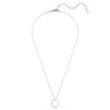 Colgante Matrix, Crystal Pearl, Baño de rodio