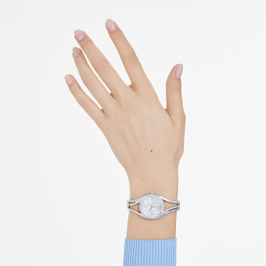 Reloj con brazalete Hyperbola, Fabricado en Suiza, Tono plateado, Acero inoxidable