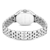 Reloj Dextera Octagon, Fabricado en Suiza, Brazalete de metal, Tono plateado, Acero inoxidable