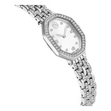 Reloj Dextera Octagon, Fabricado en Suiza, Brazalete de metal, Tono plateado, Acero inoxidable