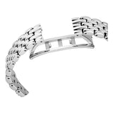 Reloj Dextera Octagon, Fabricado en Suiza, Brazalete de metal, Tono plateado, Acero inoxidable