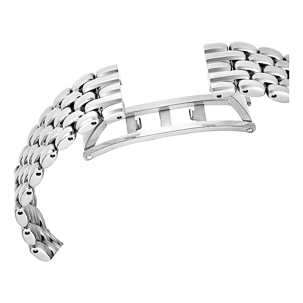 Reloj Imber, Fabricado en Suiza, Brazalete de metal, Tono plateado, Acero inoxidable