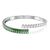 Brazalete Matrix, Tallas mixtas, Verde, Baño de rodio