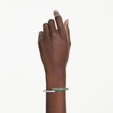 Brazalete Matrix, Tallas mixtas, Verde, Baño de rodio