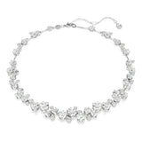 Collar Constella, Talla redonda, Blanco, Baño de rodio