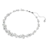 Collar Constella, Talla redonda, Blanco, Baño de rodio