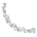 Collar Constella, Talla redonda, Blanco, Baño de rodio