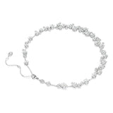 Collar Constella, Talla redonda, Blanco, Baño de rodio