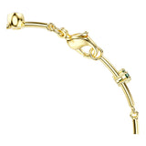 Pulsera Constella, Tallas mixtas, Verde, Baño tono oro