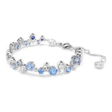 Pulsera Constella, Tallas mixtas, Azul, Baño de rodio