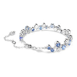 Pulsera Constella, Tallas mixtas, Azul, Baño de rodio