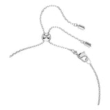 Conjunto Mesmera, Talla pera, Talla redonda, Blanco, Baño de rodio