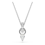 Conjunto Mesmera, Talla pera, Talla redonda, Blanco, Baño de rodio