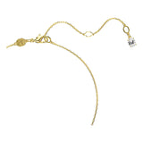 Colgante Stilla Attract, Talla redonda, Blanco, Baño tono oro