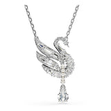 Colgante Swan Vienna, Cisne, Blanco, Baño de rodio