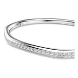 Brazalete Dextera, Forma octagonal, Talla redonda, Blanco, Baño de rodio