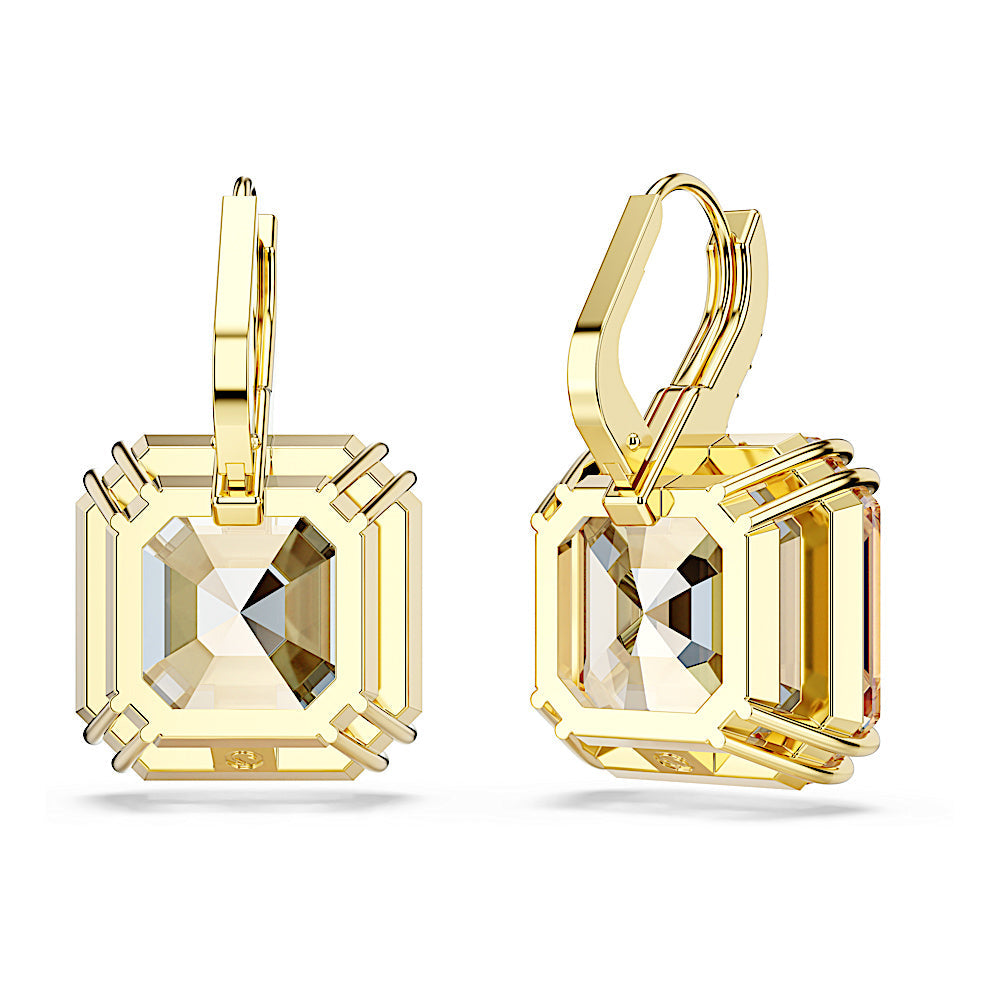 Pendientes Millenia, Tallas mixtas, Caramelo, Baño tono oro