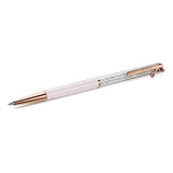 Bolígrafo Crystalline Silk, Símbolo del infinito, Lacado rosa, baño tono oro rosa