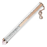 Bolígrafo Crystalline Silk, Símbolo del infinito, Lacado rosa, baño tono oro rosa