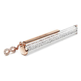 Bolígrafo Crystalline Silk, Símbolo del infinito, Lacado rosa, baño tono oro rosa