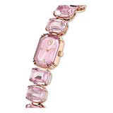 Reloj, Pulsera de talla octogonal, Rosa, Acabado tono oro rosa
