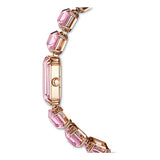 Reloj, Pulsera de talla octogonal, Rosa, Acabado tono oro rosa