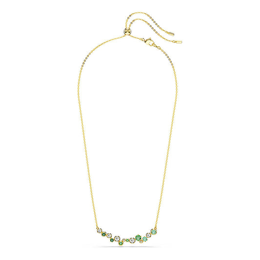 Collar Constella, Tallas mixtas, Verde, Baño tono oro