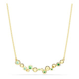 Collar Constella, Tallas mixtas, Verde, Baño tono oro