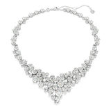 Collar Constella, Tallas mixtas, Cierre, Blanco, Baño de rodio