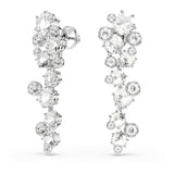 Pendientes Constella, Tallas mixtas, Blancos, Baño de rodio