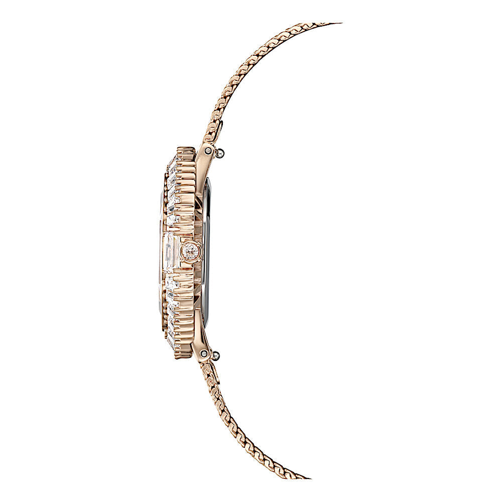 Reloj Matrix Octagon, Brazalete de metal, Tono dorado, Acabado tono oro champán