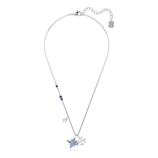 Colgante Symbolica, Estrella, Azul, Baño de rodio