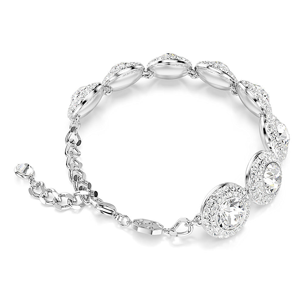 Pulsera Una Angelic, Blanca, Baño de rodio