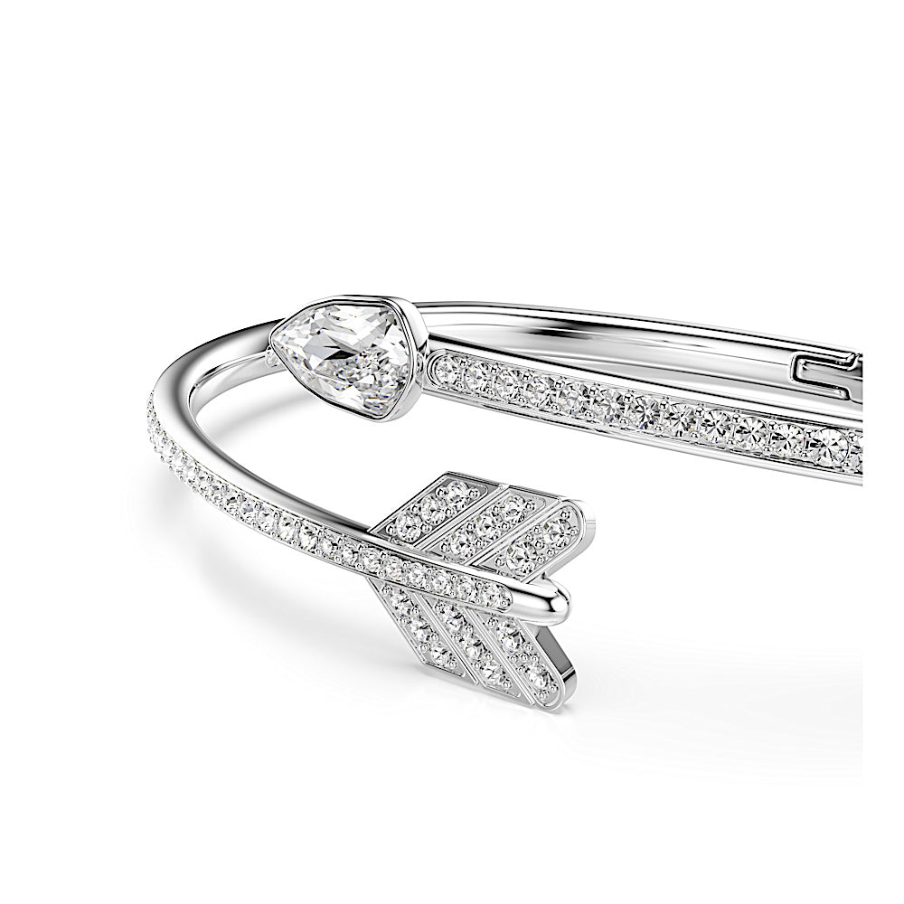 Brazalete Idyllia, Tallas mixtas, Flecha, Blanco, Baño de rodio