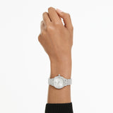 Reloj Imber bangle, Fabricado en Suiza, Brazalete de metal, Tono plateado, Acero inoxidable