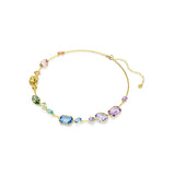 Collar Gema, Tallas mixtas, Multicolor, Baño tono oro