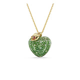 Colgante Idyllia, Tallas mixtas, Manzana, Verde, Baño tono oro