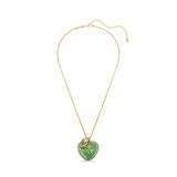 Colgante Idyllia, Tallas mixtas, Manzana, Verde, Baño tono oro