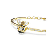 Pulsera Idyllia, Tallas mixtas, Abeja, Multicolor, Baño tono oro