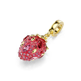 Charm Idyllia, Tallas mixtas, Fresa, Rojo, Baño tono oro