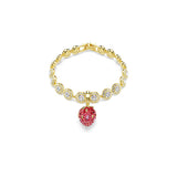 Charm Idyllia, Tallas mixtas, Fresa, Rojo, Baño tono oro