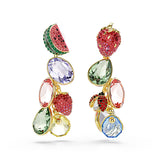 Pendientes de clip Idyllia, Tallas mixtas, Multicolores, Baño tono oro