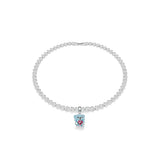 Charm Idyllia, Tallas mixtas, Osito, Azul, Baño de rodio