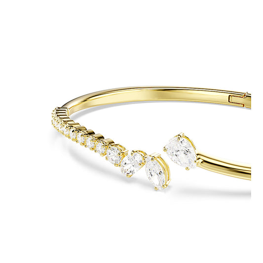 Brazalete Mesmera, Tallas mixtas, Blanco, Acabado en oro de 18 quilates