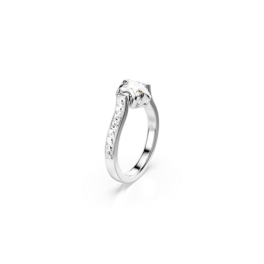 Anillo Chroma, Tallas mixtas, Estrella, Blanco, Baño de rodio