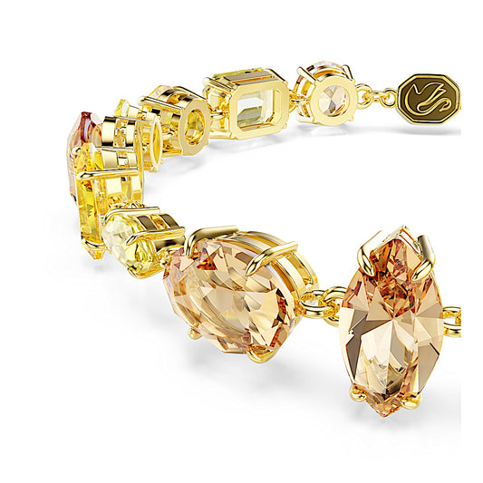 Pulsera Gema, Tallas mixtas, Amarillo, Acabado en oro de 18 quilates