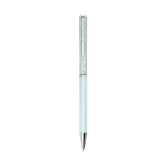 Bolígrafo Crystalline, Lacado azul, cromado