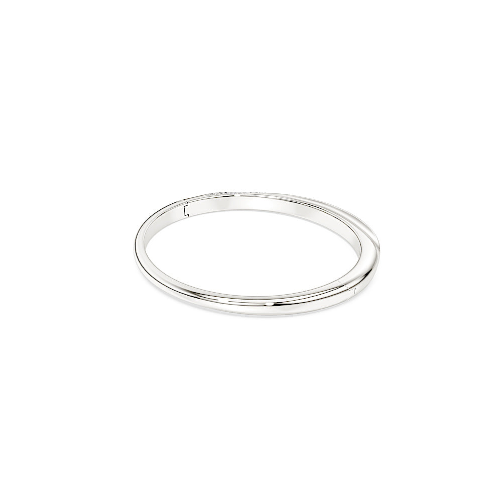 Brazalete Classica, Talla redonda, Blanco, Plata de ley