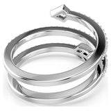 Anillo con motivo Idyllia Tallas mixtas, Flecha, Blanco, Baño de rodio