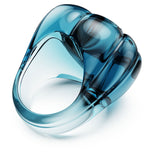 Anillo de cóctel Dulcis Talla de corazón, Pavé, Corazón, Azul
